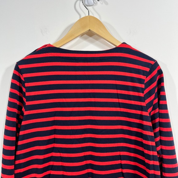 Boden Sophie Breton Striped Jersey Shift Dress Women 12L Nautical Preppy Coastal - Picture 5 of 11